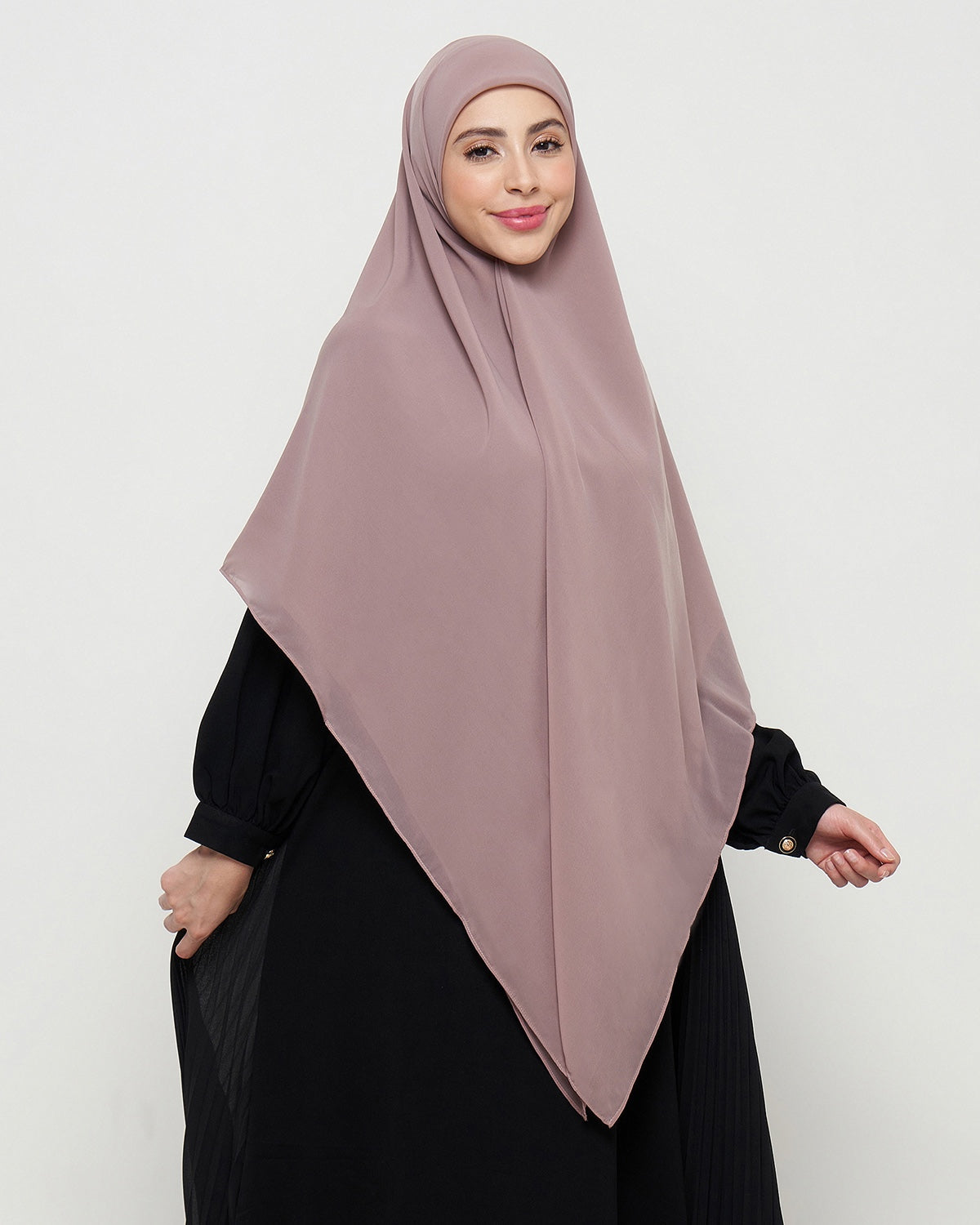 Zura Syar’i Square Scarf - Mauve