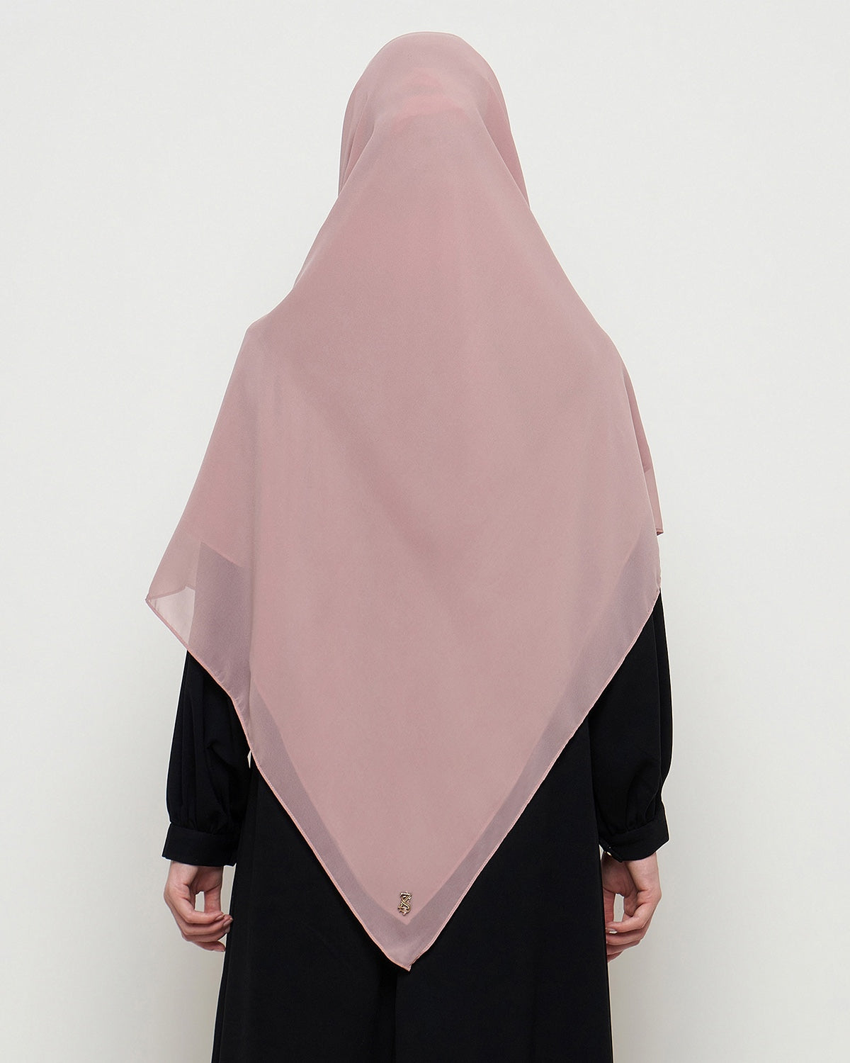 Zura Syar’i Square Scarf - Dusty Pink