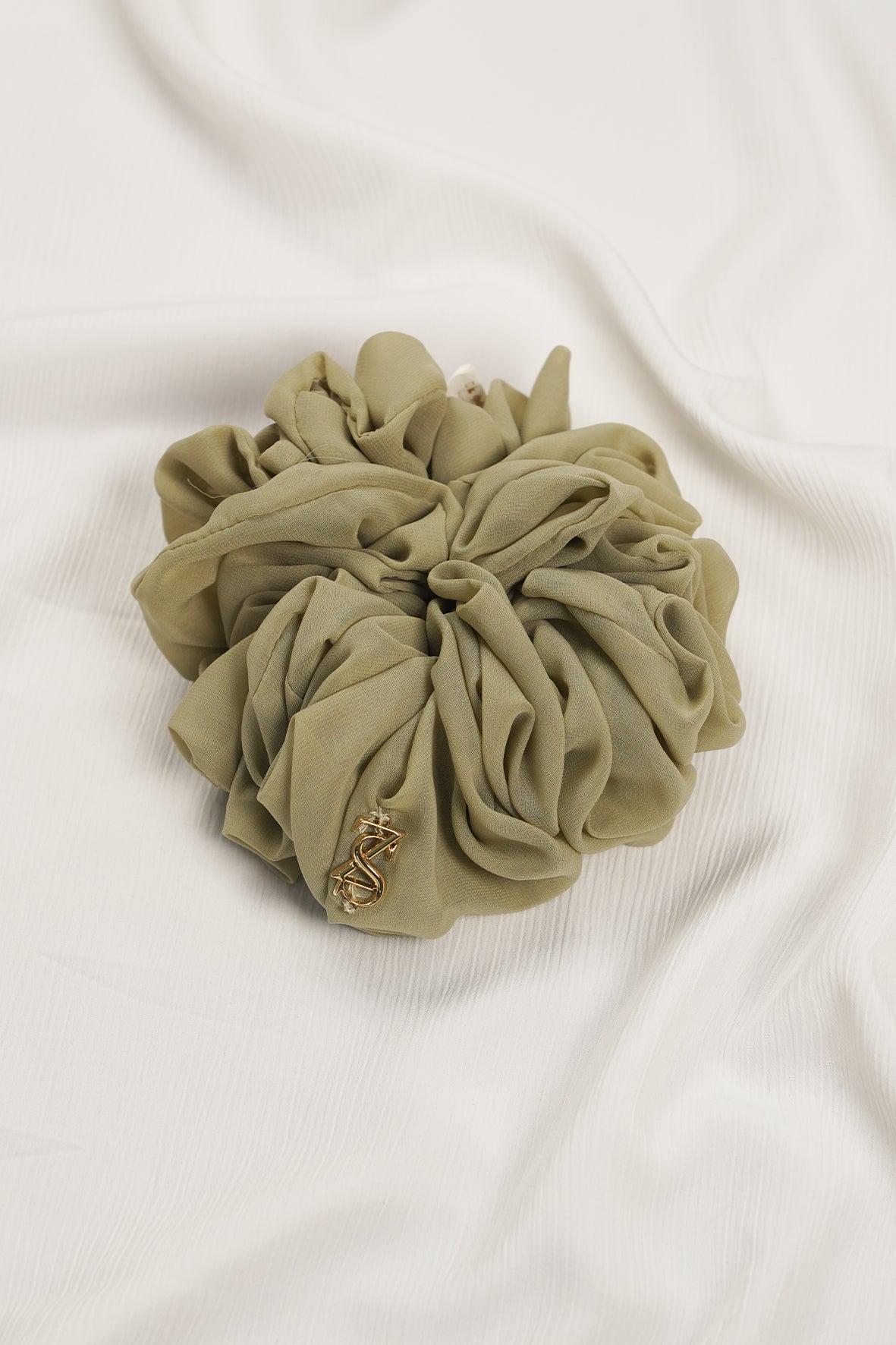 Zura Scrunchies - Moss Green