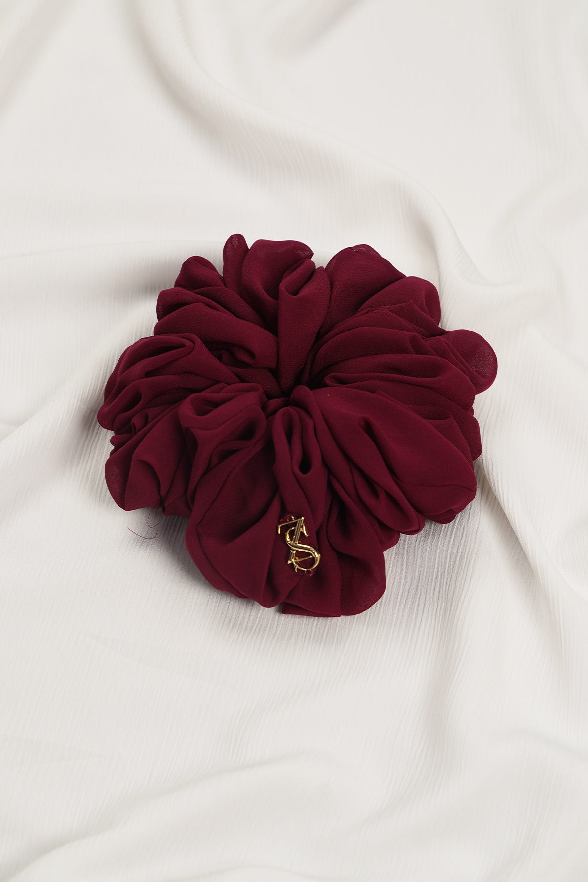 Zura Scrunchies - Burgundy