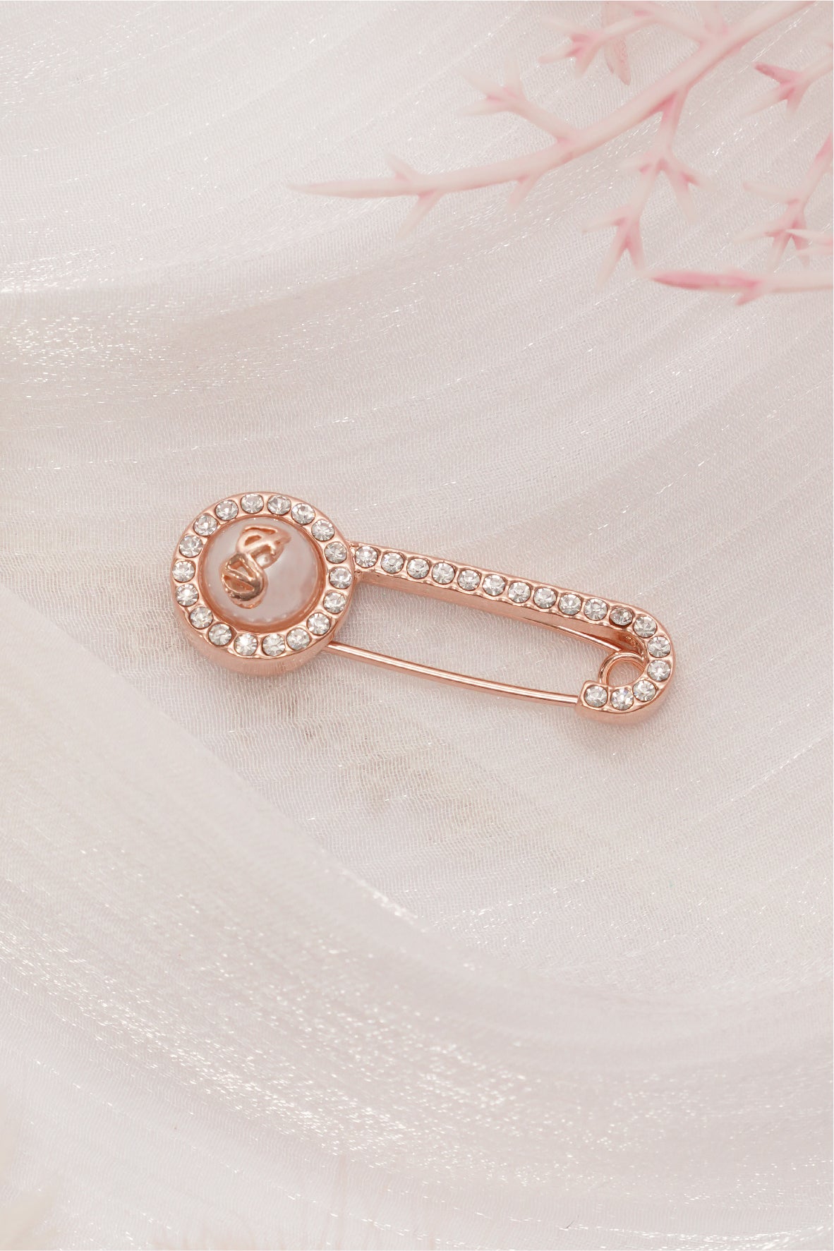 Safety Hijab Pin Set - Rose Gold