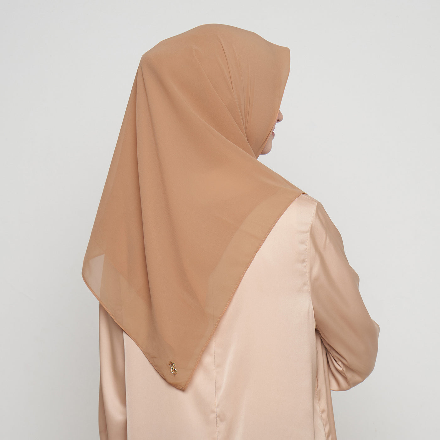 Zura Square Scarf - Copper