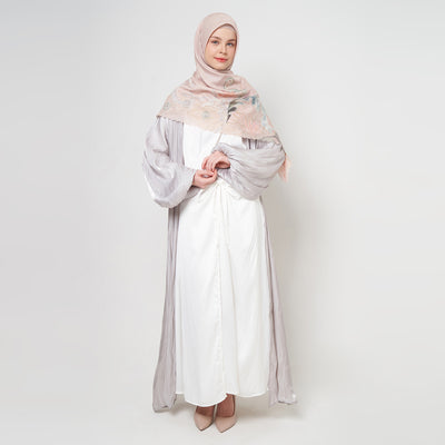 Mughal Syar'i Series - Ivory Cream