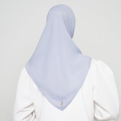 Zura Square Scarf - Cloud Blue