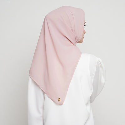 Zura Square Scarf - Baby Pink