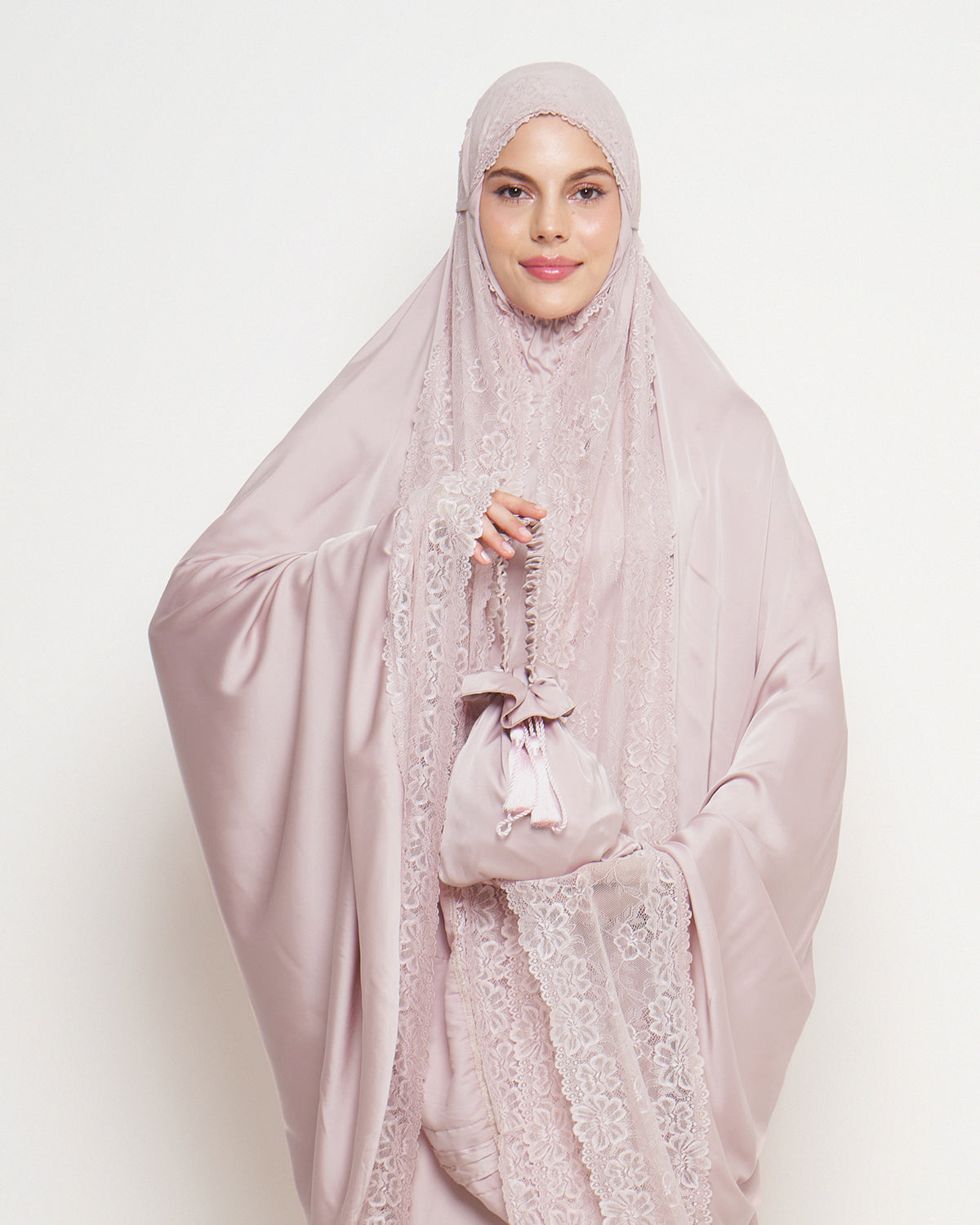 Signature Lace Prayer Set - Mauve